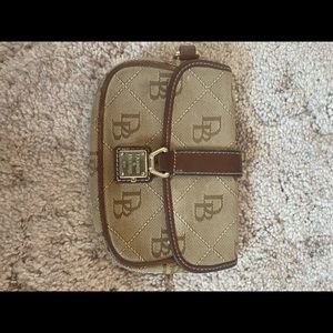 Dooney & Bourke Brown Signature Logo Wrist bag/wallet